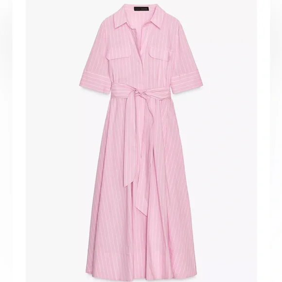 Zara ZW Collection Poplin Shirt Dress - Picture 12 of 16